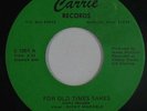70s Soul 45 - Spice - For Old Times Sakes - Carrie - mp3