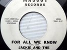 JACKIE & STARLITES I heard you / For all we know MASCOT 45  Doowop promo mg1067
