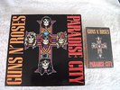 GUNS N ROSES.PARADISE CITY.USA CASSETTE(SEALED) AND VINYL 7