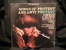 CHRIS LUCEY / BOBBY JAMESON STEREO LP SONGS OF PROTEST & ANTI-PROTEST *HEAR IT*