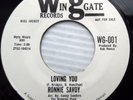 RONNIE SAVOY Loving you Memories linger NORTHERN soul PROMO 45 on Wingate e6865