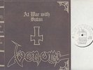 Venom - At War With Satan - Heavy Metal LP - Shrink - Lyrics Insert -U.K. Import