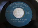 ELVIS PRESLEY Surrender US AIR FORCE Music In The Air PROGRAM NO. 159 VG++
