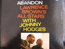 LP LAWRENCE BROWN'S ALL-STARS-INSPIRED ABANDON IMPULSE MONO A-89 w/JOHNNY HODGES