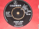 THE SHADOWS=SATURDAY DANCE/LONESOME FELLA=COL DB 4387=RARE BLACK LABEL=N/MINT