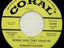 HEAR IT R&B Northern Soul Promo 45 rpm Romance Watson 