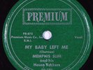 HEAR Blues / Jump Blues 78 rpm MEMPHIS SLIM My Baby Left Me PREMIUM 873  E+