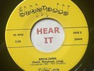 Rare Garage Frat 45 THE CHANTELLS Break-Down CENTURY CUSTOM Private EX+ Hear