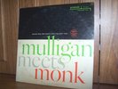 Mulligan Meets Monk LP Riverside RLP 12 247 1957 1st Pr No Photo Cover VG+/VG+