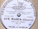 Nellie MELBA - Ave Maria  (Gounod) with Kubelik