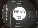 Rare Upstate NY Garage Rocker 45 MIKE & THE RAVENS I've Taken All EMPIRE Listen