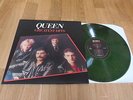 QUEEN GREATEST HITS I MARBLED GREEN VINYL LP NEAR MINT