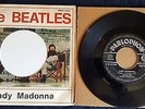 BEATLES: LADY MADONNA copertina forata per juke box Italy