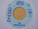 The Ambassadors - I Really Love You / I Can't Believe You Love Me - 45 RPM