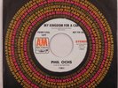 PHIL OCHS promo 45 A&M My Kingdom For A Car NM psych van dyke parks
