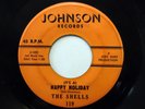 SHELLS 45 Deep in my heart / Happy holiday JOHNSON Doowop mg1095