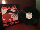 KILL 'EM ALL Original Metallica LP Megaforce MRI 069A silver label NM