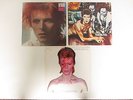 3 LPs David Bowie Diamond Dogs Aladdin Sane Space Oddity