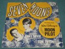 1962 Walt Disney Moon Pilot SEVEN MOONS Dany Saval 45 Annette Funicello w/PS