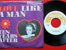 TEN YEARS AFTER LOVE LIKE A MAN 1972  RARE COVER EXYUGO 7“ PS DERAM ALVIN LEE