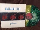 Alkaline Trio Goddamnit LP Green/Yellow Vinyl Rare Matt Skiba Dan Andriano