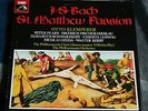 BACH ST. MATTHEW PASSION UK 4 LP BOX  OTTO KLEMPERER  HMV SLS 827  B/W STAMP