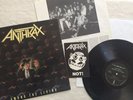 ANTHRAX - Among The Living LP Vinyl Megaforce ORIG PRESS Thrash Metal EXC/EXC