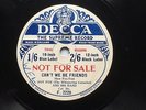 AL BOWLLY + ROY FOX & HIS BAND - ‘CAN’T WE BE FRIENDS?’ 1931 DECCA SAMPLE 78