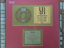 UB40 BPI Gold Award - goldene Schallplatte - 