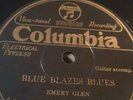 BLUES Pre War EMORY GLEN Columbia 14472 Blue Blaze/Back Door Blues E+