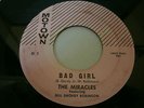 1959  The Miracles Featuring Bill Smokey Robinson  45 Record  Bad Girl  Motown