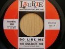 UNCALLED FOR do like me LAURIE orig 1967  garage psych 45   RARE  EX