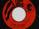 Reggae 45 SONS OF NEGUS CHURCHICAL HOST A Psalm Of Praises To The on Zion Disc