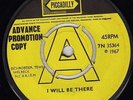 SHIRLEY ABICAIR I WILL BE THERE / AM I LOSING YOU UK 7