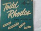 RARE JUMP BLUES EP 45-W/CARDBOARD SLEEVE   TODD RHODES  