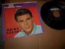 RICKY NELSON Travelin' Man / Hello Mary Lou 45 + PS Imperial 5741 VG+ TO EXC