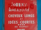 DISQUE PROMO PHILIPS JOHNNY HALLIDAY TRES RARE 1966 EP