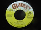 UNIVERSAL LOVE IT'S YOU GIRL / MOON RIDE GLADES RECORDS 1745 NORTHERN SOUL