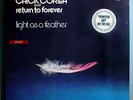 RETURN TO FOREVER LIGHT AS A FEATHER RARE ORIG '73 POLYDOR 1A WHITE LBL PROMO LP