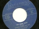 Hou TX Black Gospel/Soul-Gospel Kings of Joy-We Need God/Search Me-Palladium 549