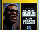 RAY CHARLES IN PERSON ULTRA-RARE ORIG '59 ATLANTIC BLACK LABEL MONO LP VERY NICE