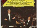 MICHELANGELI BEETHOVEN PIANO CONCERTO NO.1 LIVE DGG ED.1 STEREO 2531302 NM