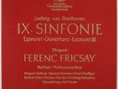FERENC FRICSAY BEETHOVEN SYMPHONY NO.9 DGG 1960 STEREO 2LP SLPM 138002/003 NM