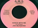 JOE McKEEVER  Dance With Me RARE modern soul 45 boogie Detroit disco A.M.S LBL