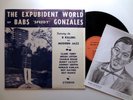 BABS GONZALES expubident world - NM/EX SHRINK w/ PRESS PHOTO private be-bop jazz