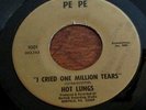 I CRIED ONE MILLION TEARS // HOT LUNGS 1972 PROMO 45--RARE NORFOLK PSYCH/FUNK