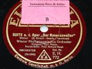 78rpm ELECTROLA PROF. ARNOLD ROSE VIOLIN SOLO STRAUSS SUITE ROSENKAVALIER 772