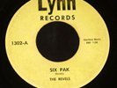 THE REVELS Six Pak / Good Grief LYNN 45 SURF ROCKER