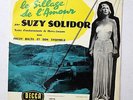 SUZY SOLIDOR CHANTE BRASSENS CAUSSIMON RARE 25 CM DEDICACE 50S