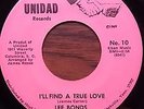 Rare Northern Soul Lee Bonds UNIDAD #10 